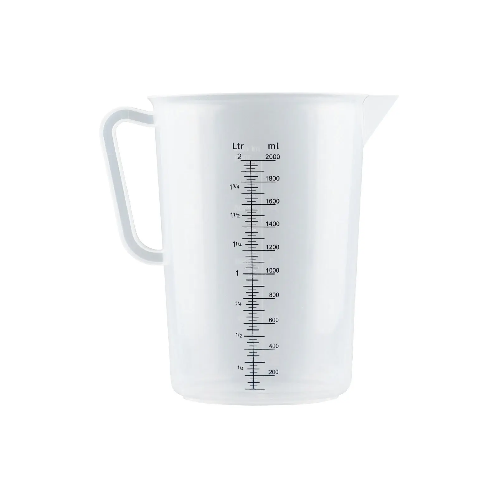 Plastic Polypropylene Measuring Jugs   5 Sizes