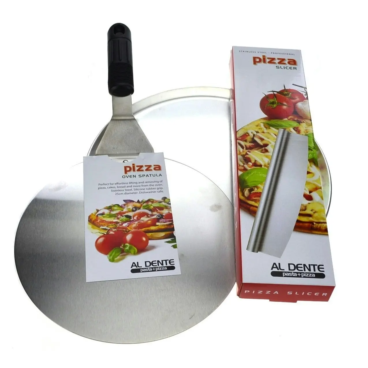 APPETITO PIZZA PRO PACK - 30cm TRAY + PIZZA LIFTER + ROCKING CUTTER