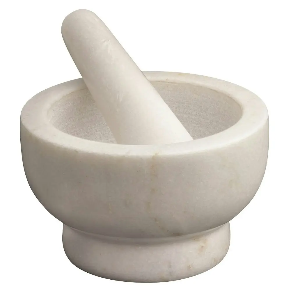 Avanti MARBLE FOOTED MORTAR & PESTLE 13cm