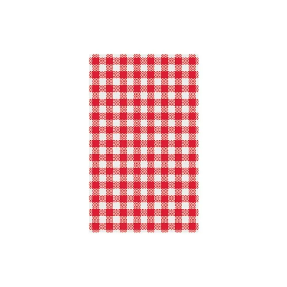 Gingham Greaseproof Paper   Pack 200