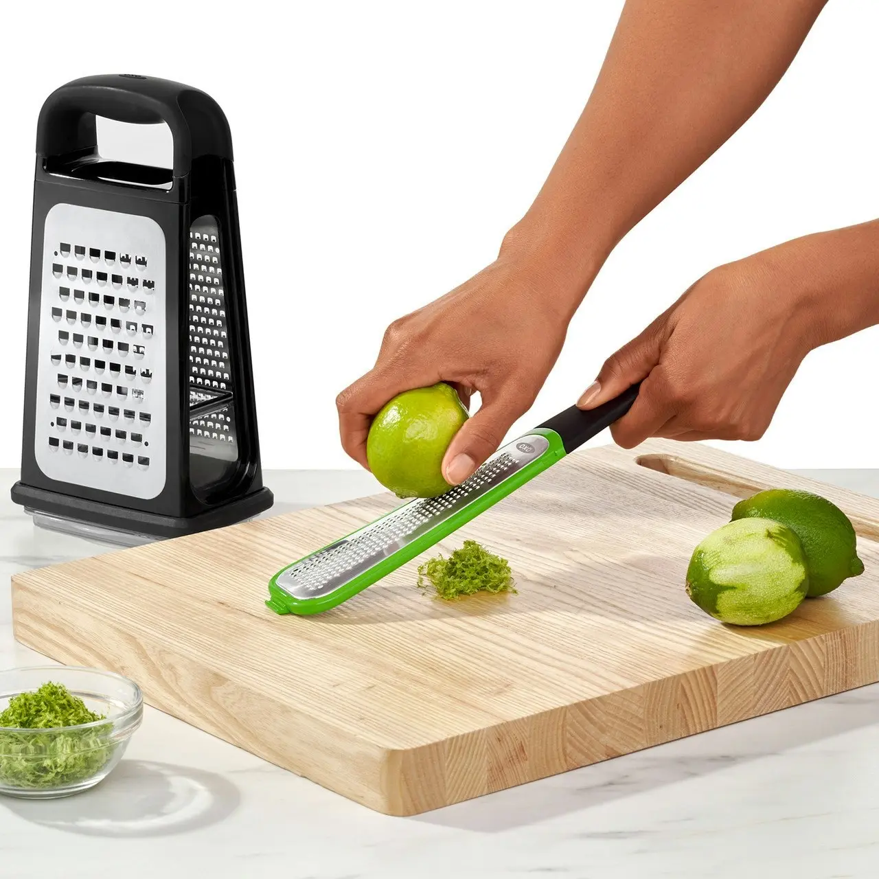 OXO Good Grips Etched Box Grater With Removable Zester