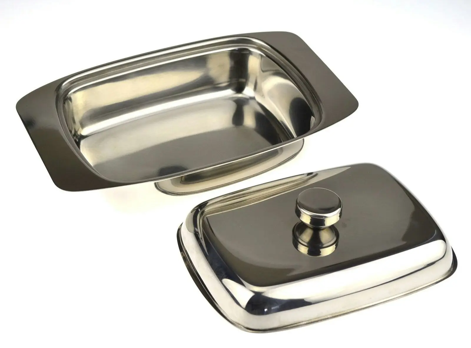 Stainless Steel Butter Dish With Lid