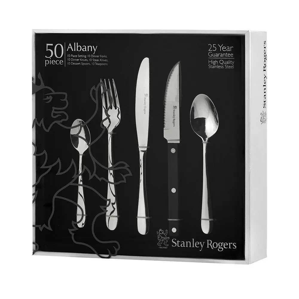 Stanley Rogers 50 Piece Albany Cutlery Gift Boxed Set