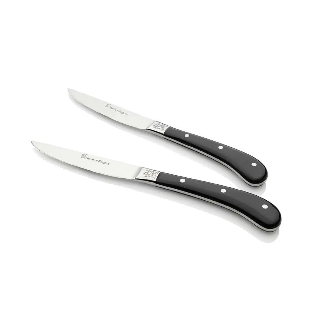 Stanley Rogers 4 Piece Pistol Grip Steak Knives   Artisan Black