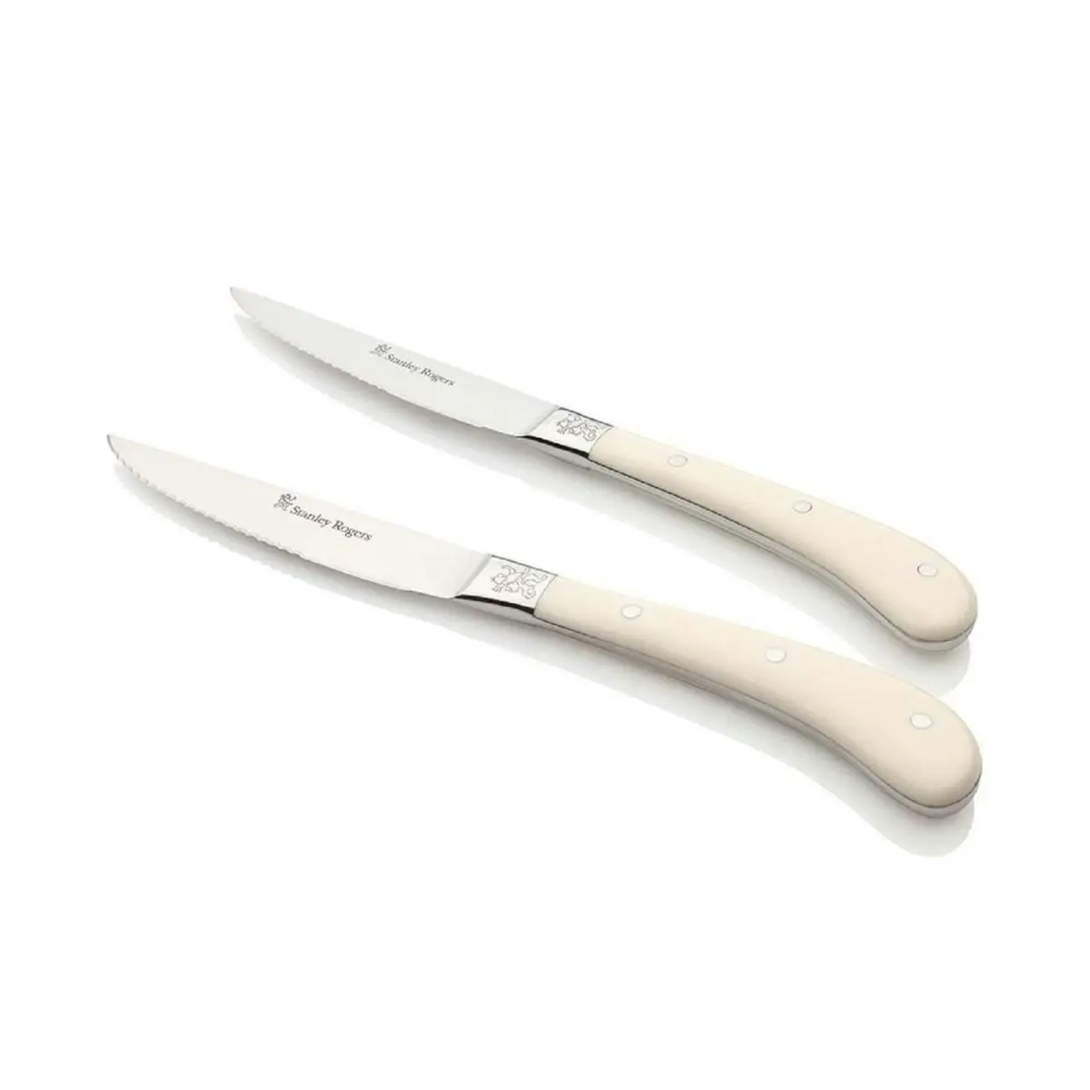 Stanley Rogers 4 Piece Pistol Grip Steak Knives   Artisan Cream