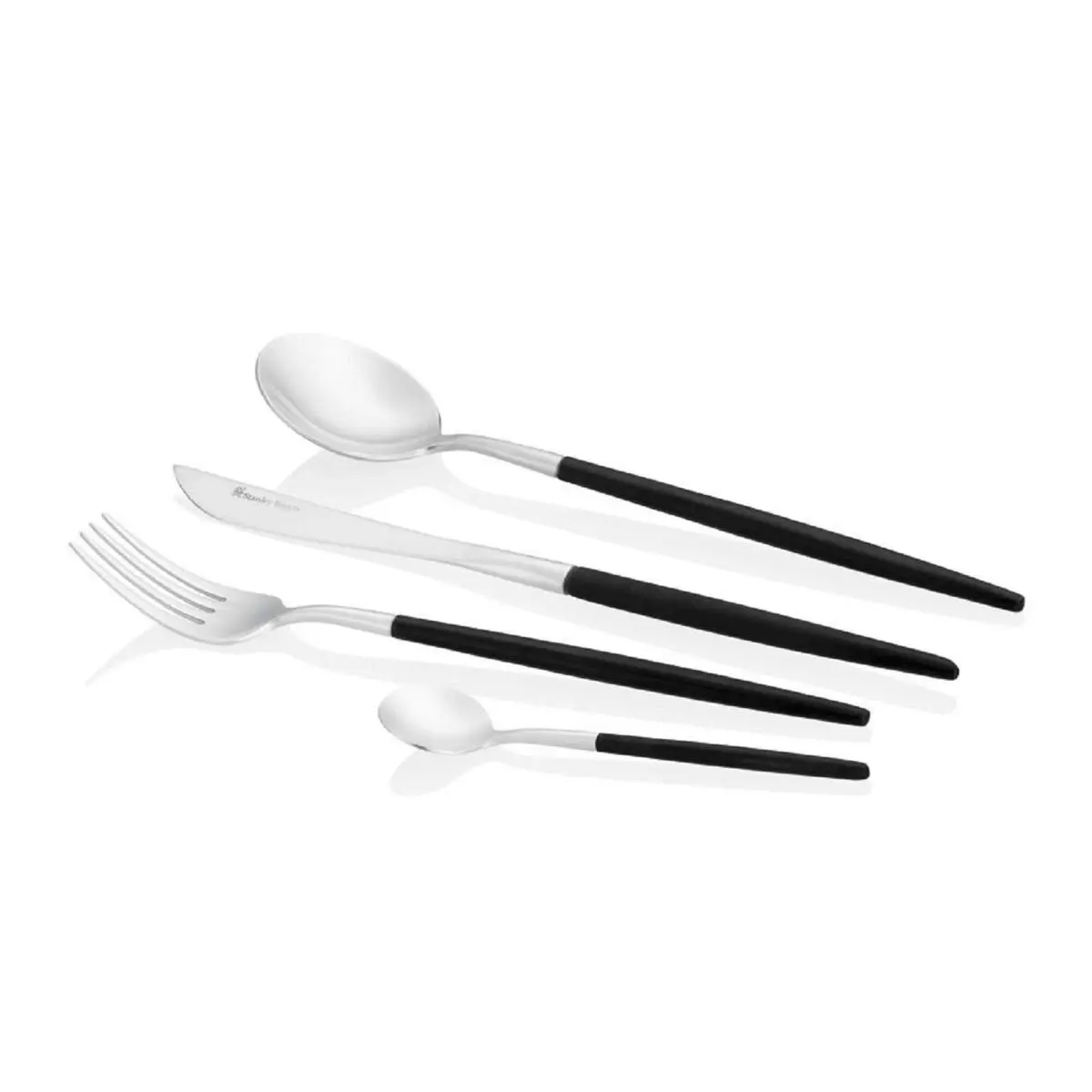 Stanley Rogers 16 Piece Piper Black Cutlery Set