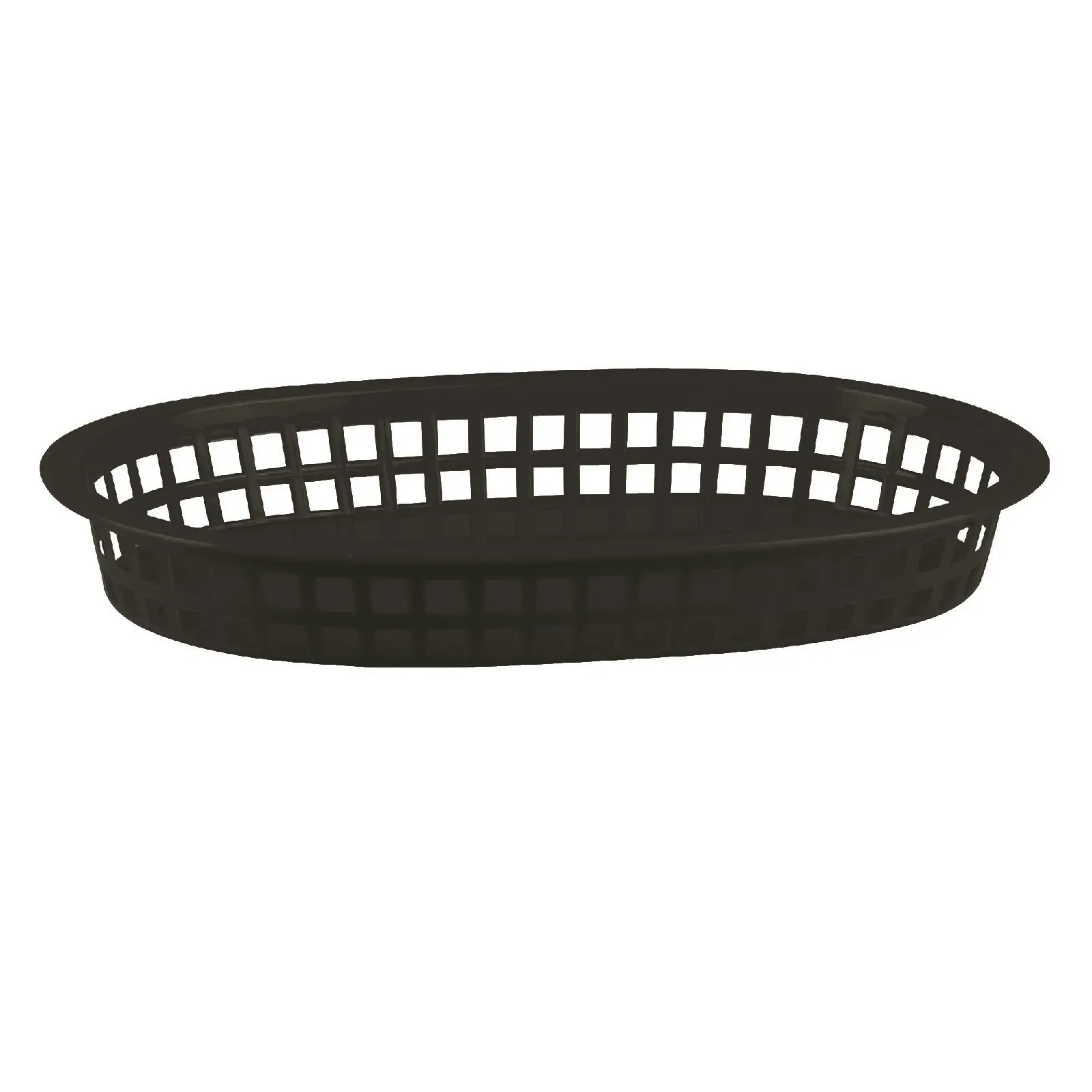 PLASTIC OVAL BREAD BASKET LARGE - 27 x 18cm SET 12