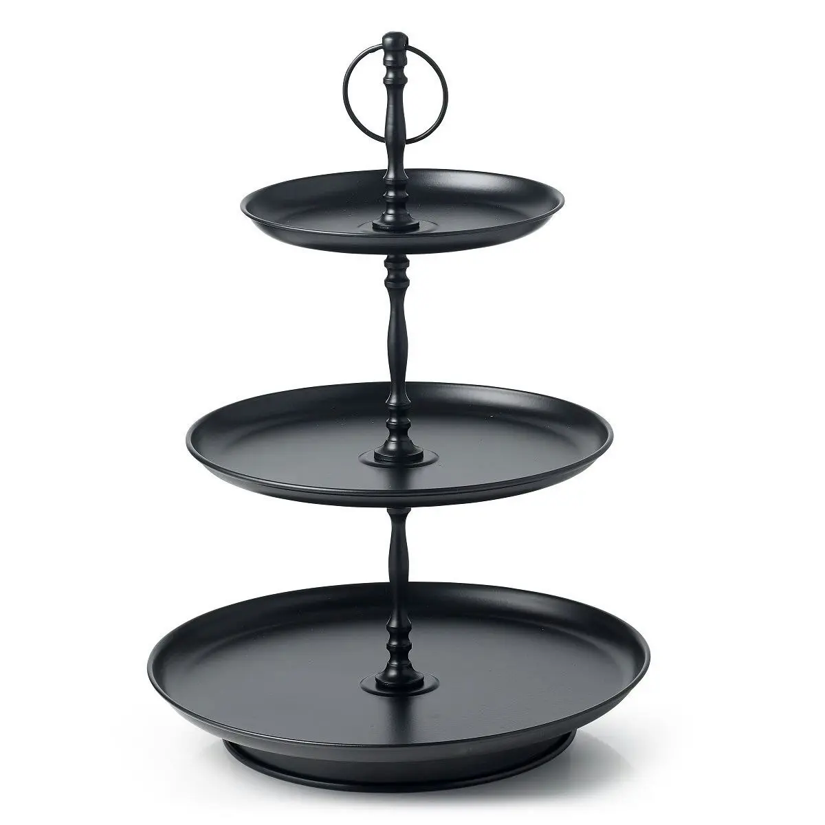 Chef Inox Galvanised Metal 3 Tier Tea Stand