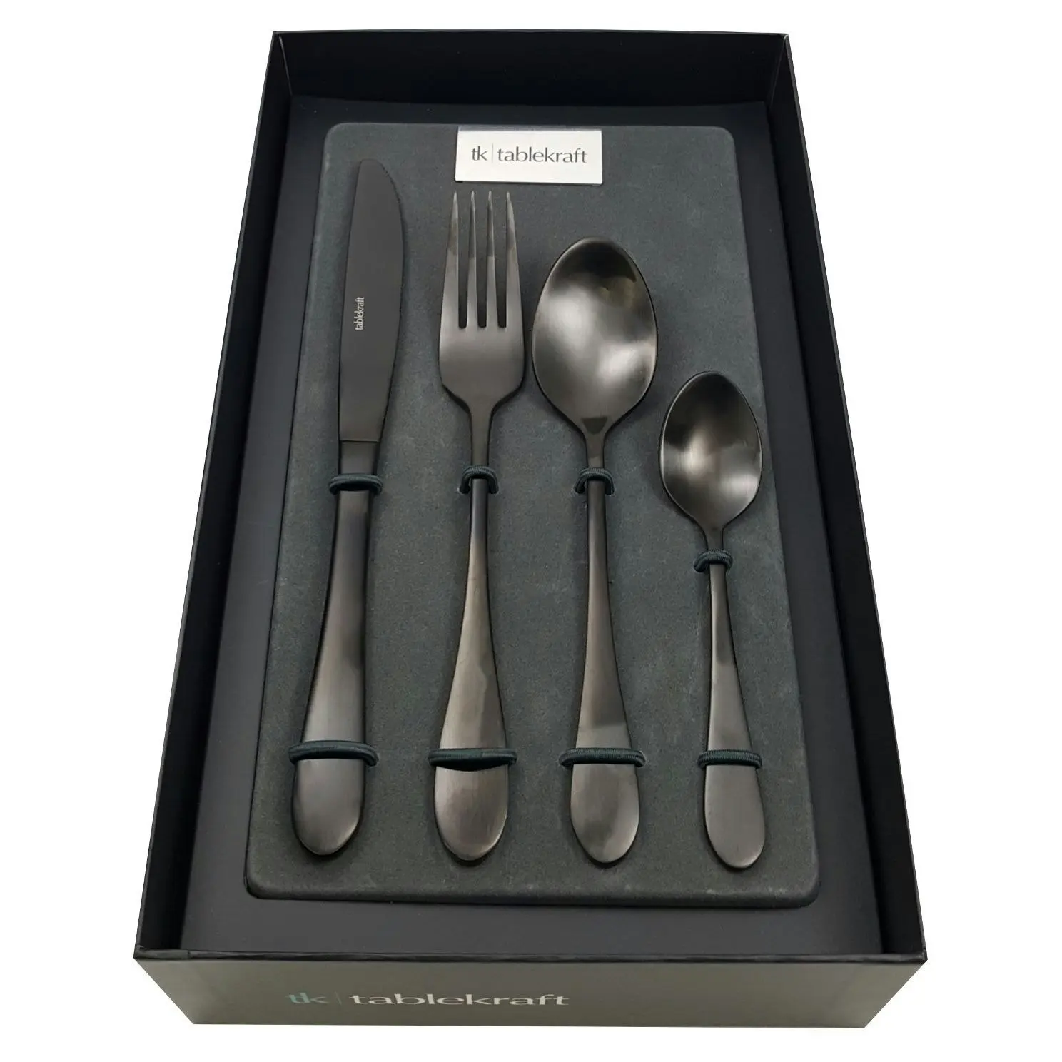 Soho Cutlery 24 Piece Boxed Set   Rose, Gold, Black Or Matt