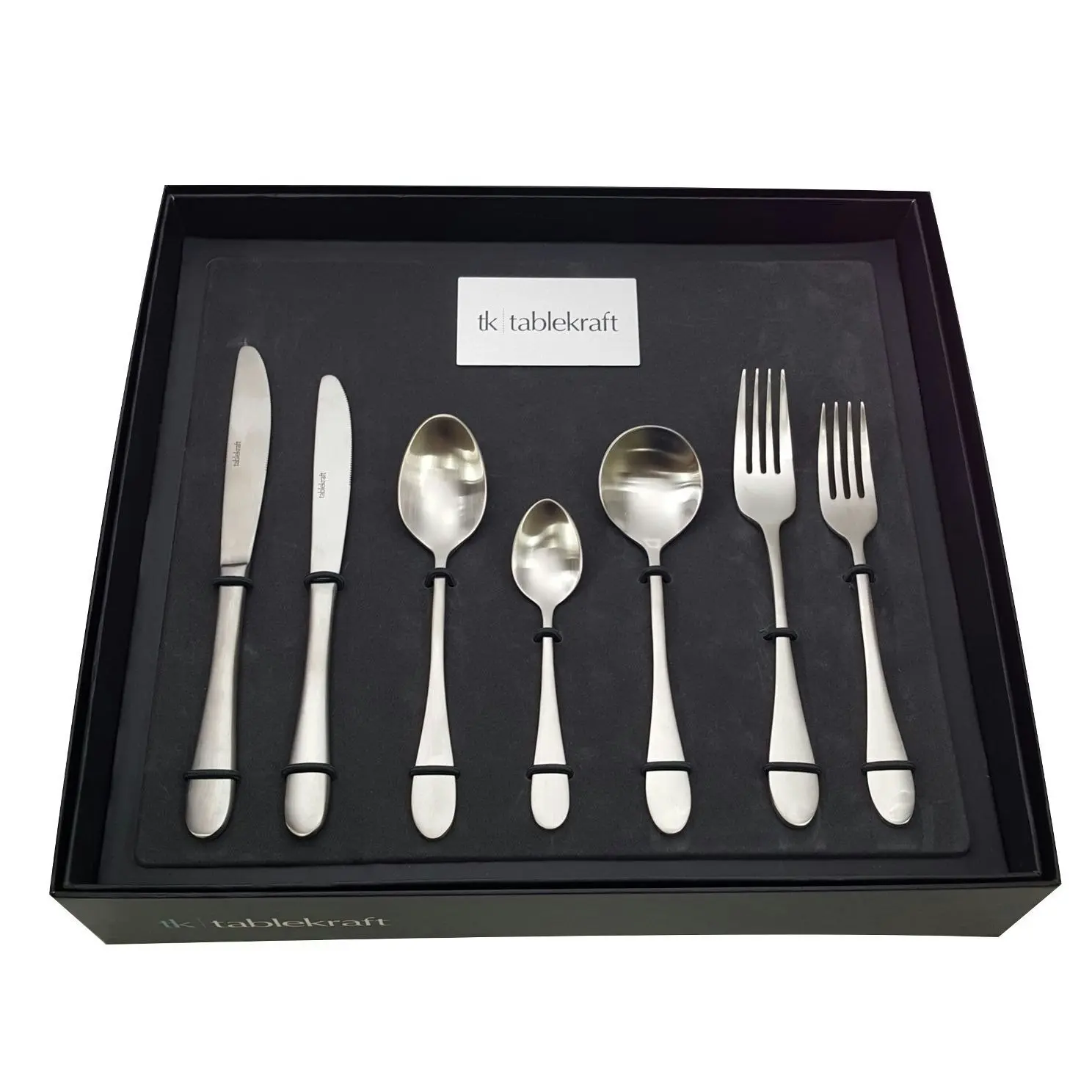 Soho Cutlery 56 Piece Boxed Set   Rose, Gold, Black Or Matt