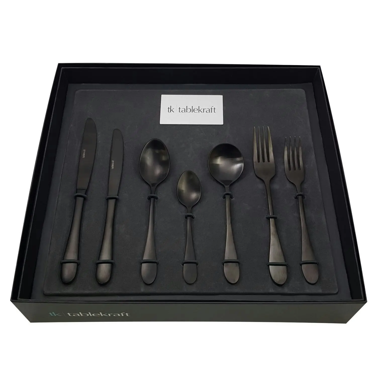 Soho Cutlery 56 Piece Boxed Set   Rose, Gold, Black Or Matt