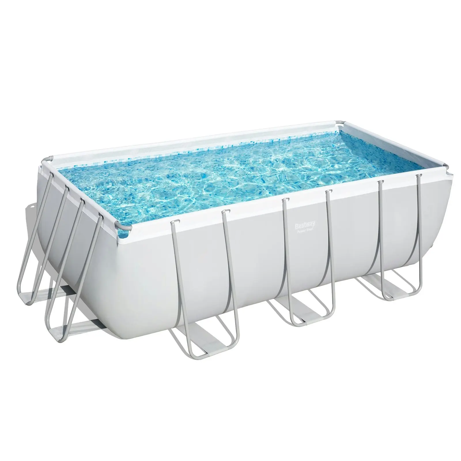 Bestway Swimming Pool Rectangular Above Ground Pools Filter Pump With Ladder