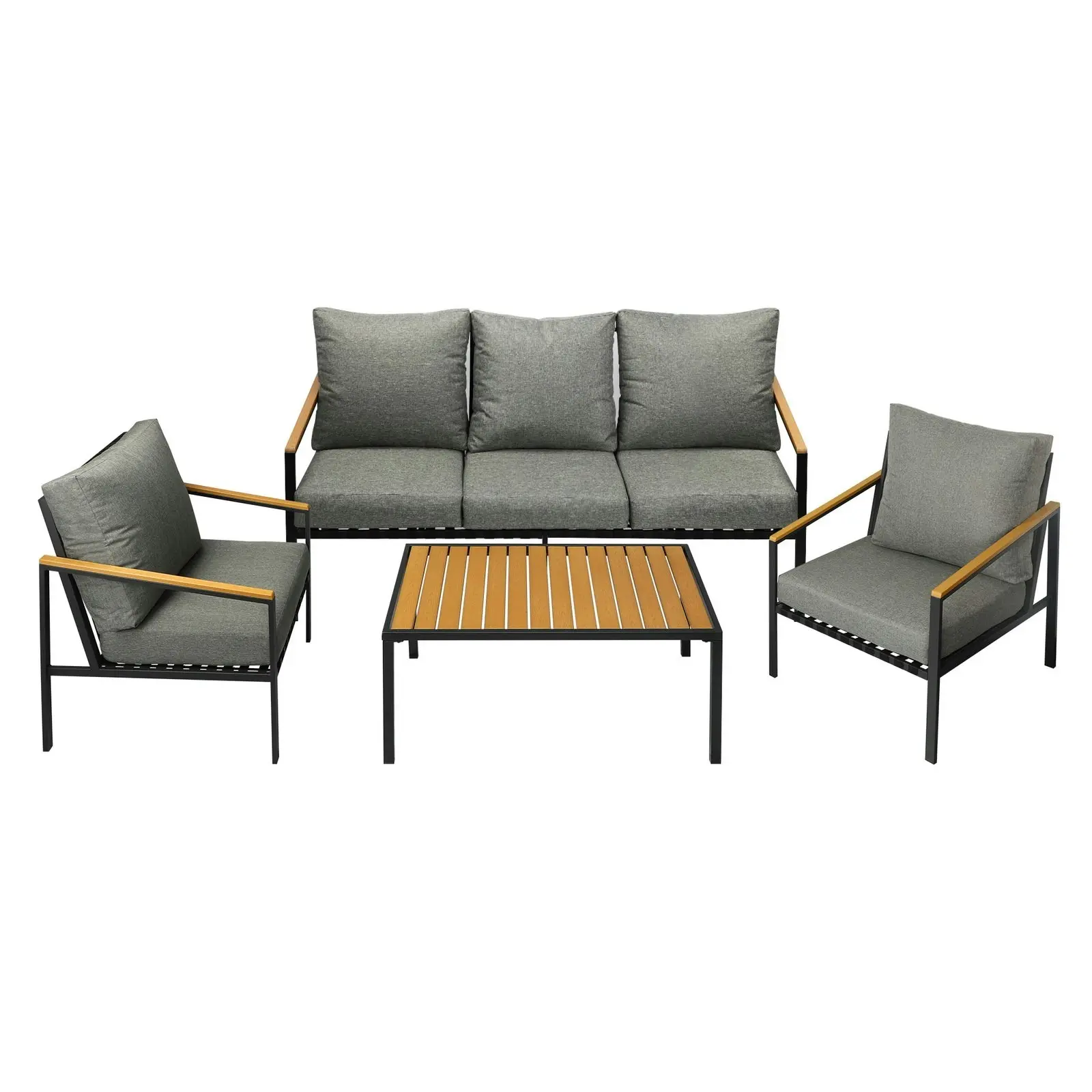 Livsip Outdoor Lounge Sofa Set Patio Furniture Dining Table Chairs Garden