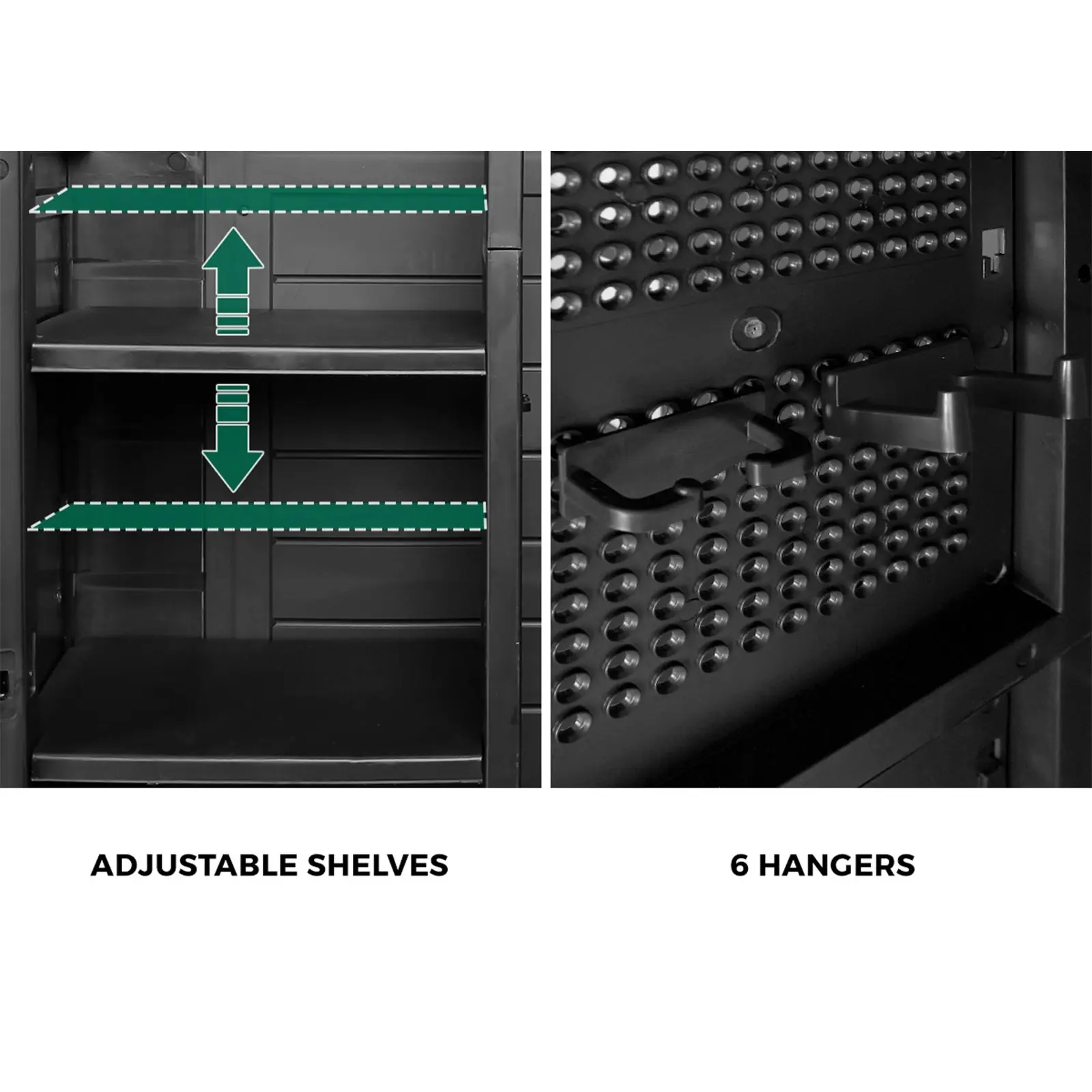 Livsip Outdoor Storage Cabinet Box Cupboard Garage Garden Adjustable Lockable