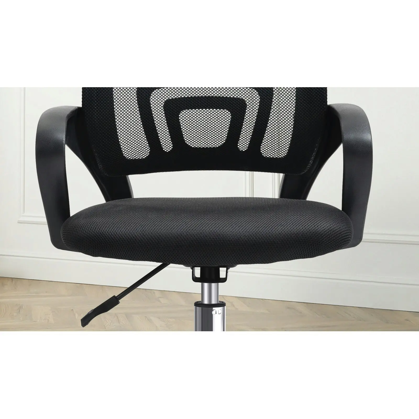 Oikiture Office Gaming Chair Computer Mesh Chairs Executive Foam Seat Black