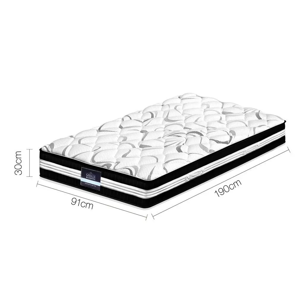 Giselle Bedding 30cm Mattress Medium Firm Single