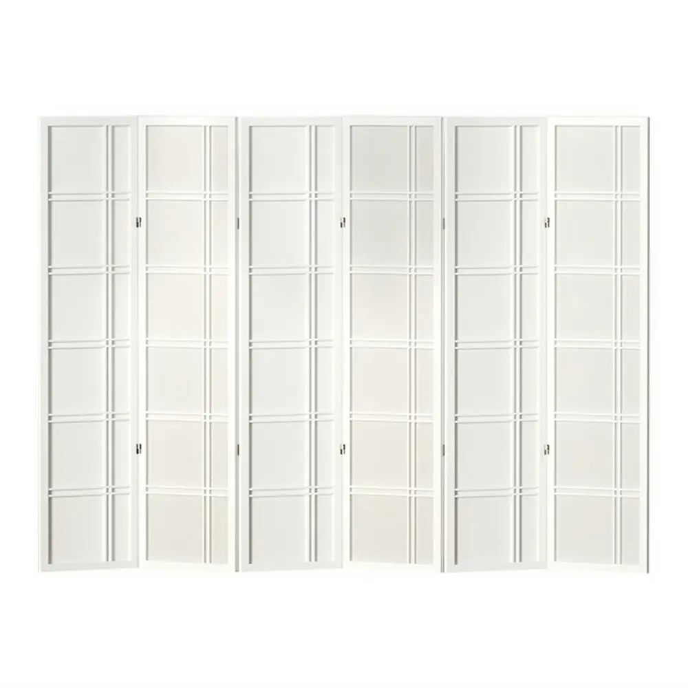 Artiss 6 Panel Room Divider Screen 265x179cm Nova White