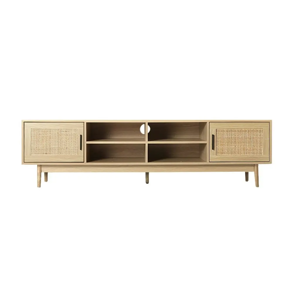 Artiss TV Cabinet Entertainment Unit 180cm Rattan Cole