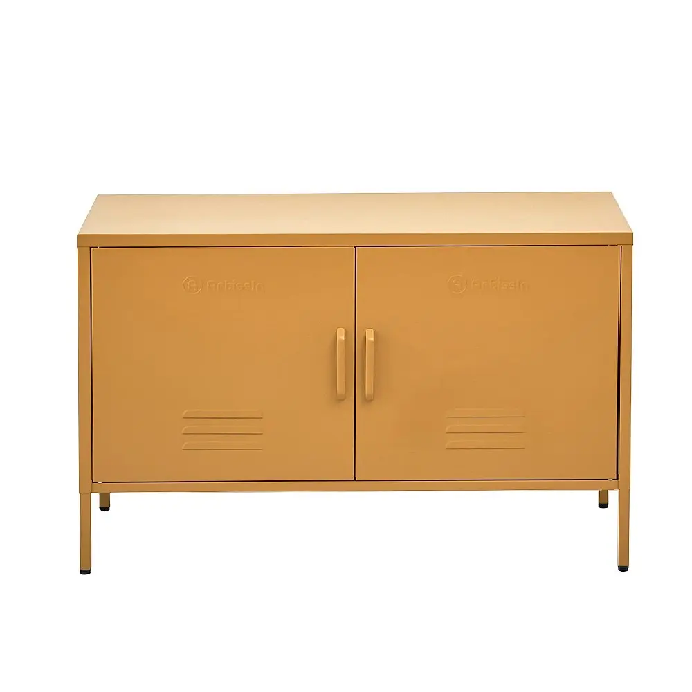 ArtissIn Buffet Sideboard Metal Cabinet - BASE Yellow