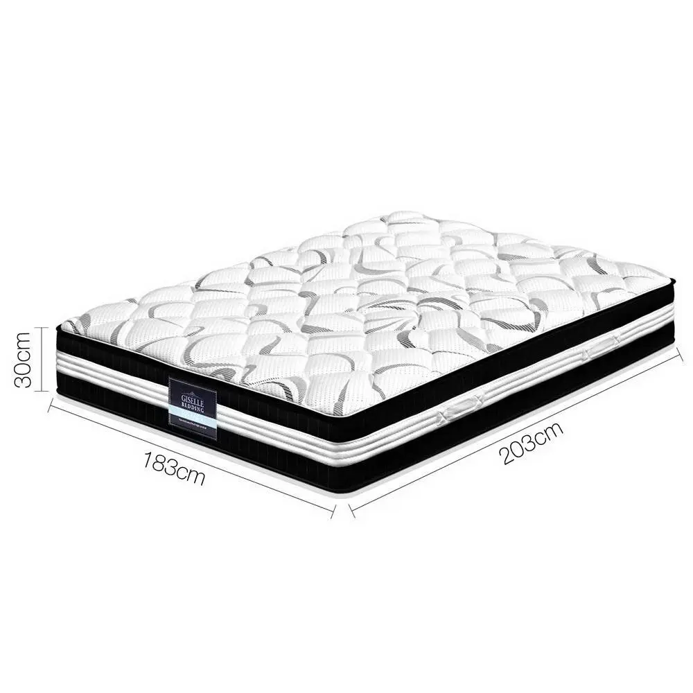 Giselle Bedding 30cm Mattress Medium Firm King