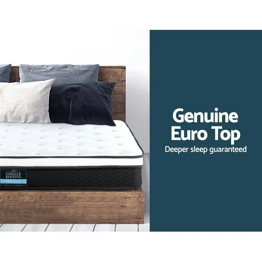 Giselle Bedding 21cm Mattress Euro Top King Single