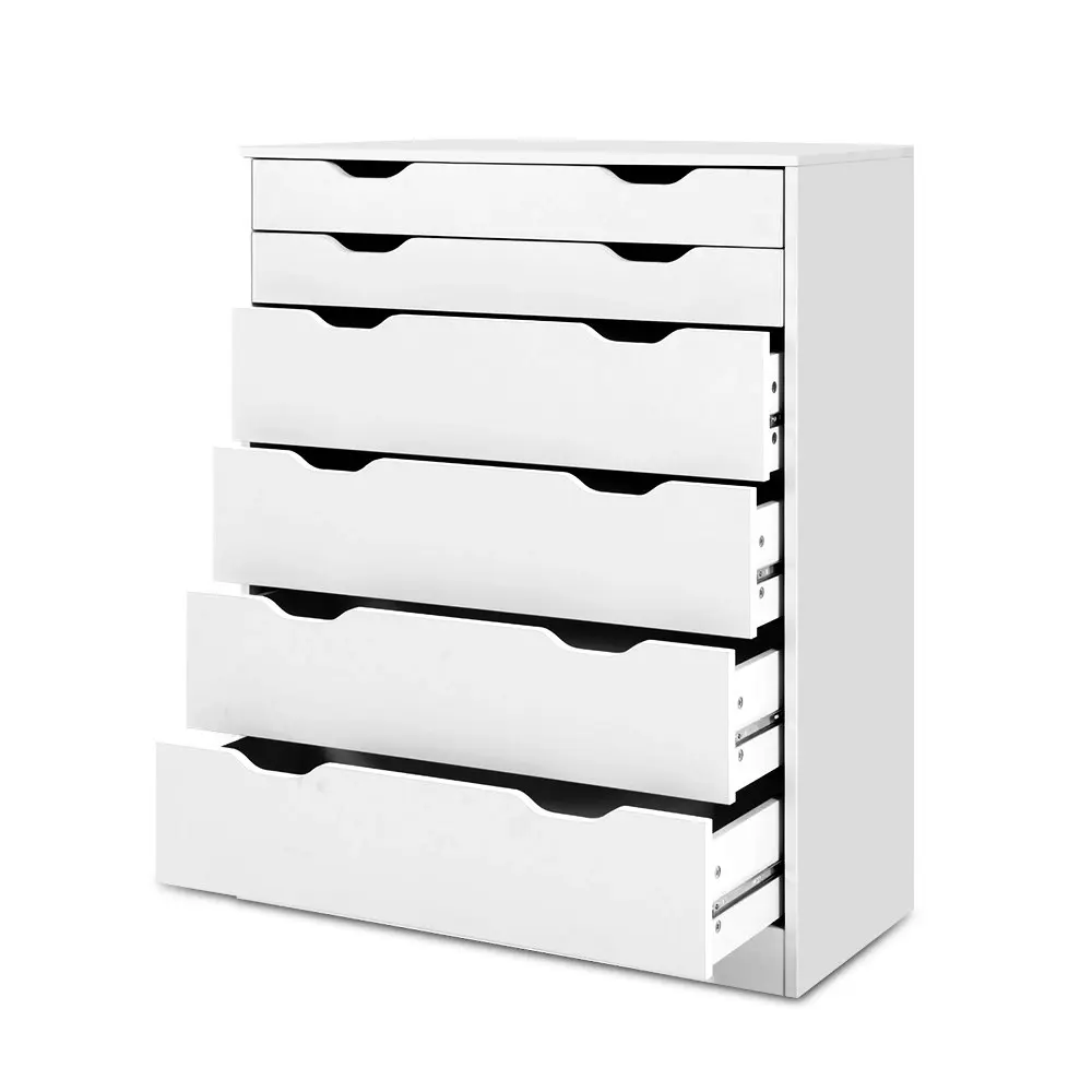 Artiss 6 Chest of Drawers - MYLA White