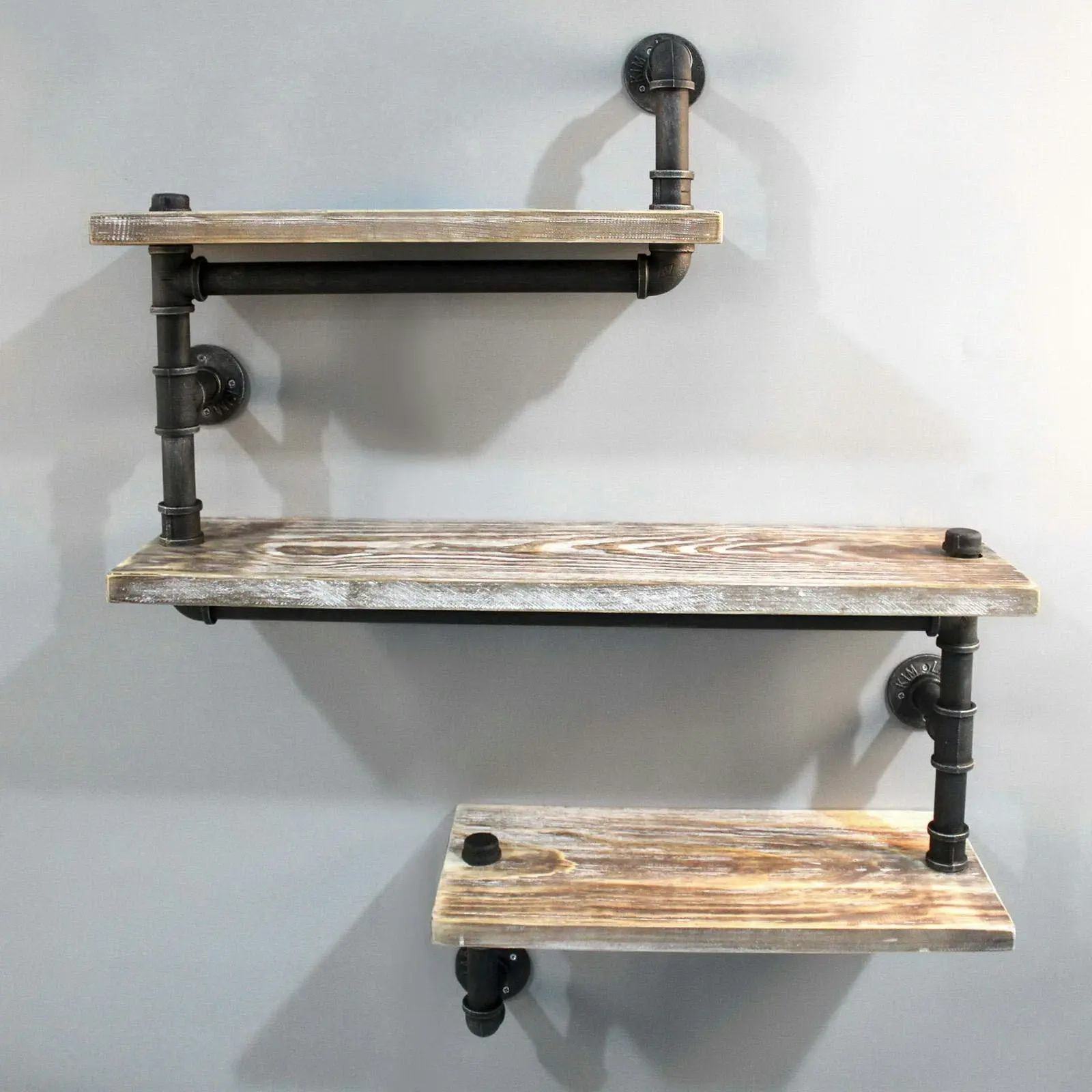 Artiss Floating DIY Pipe Shelf 3 Tiers - IONA