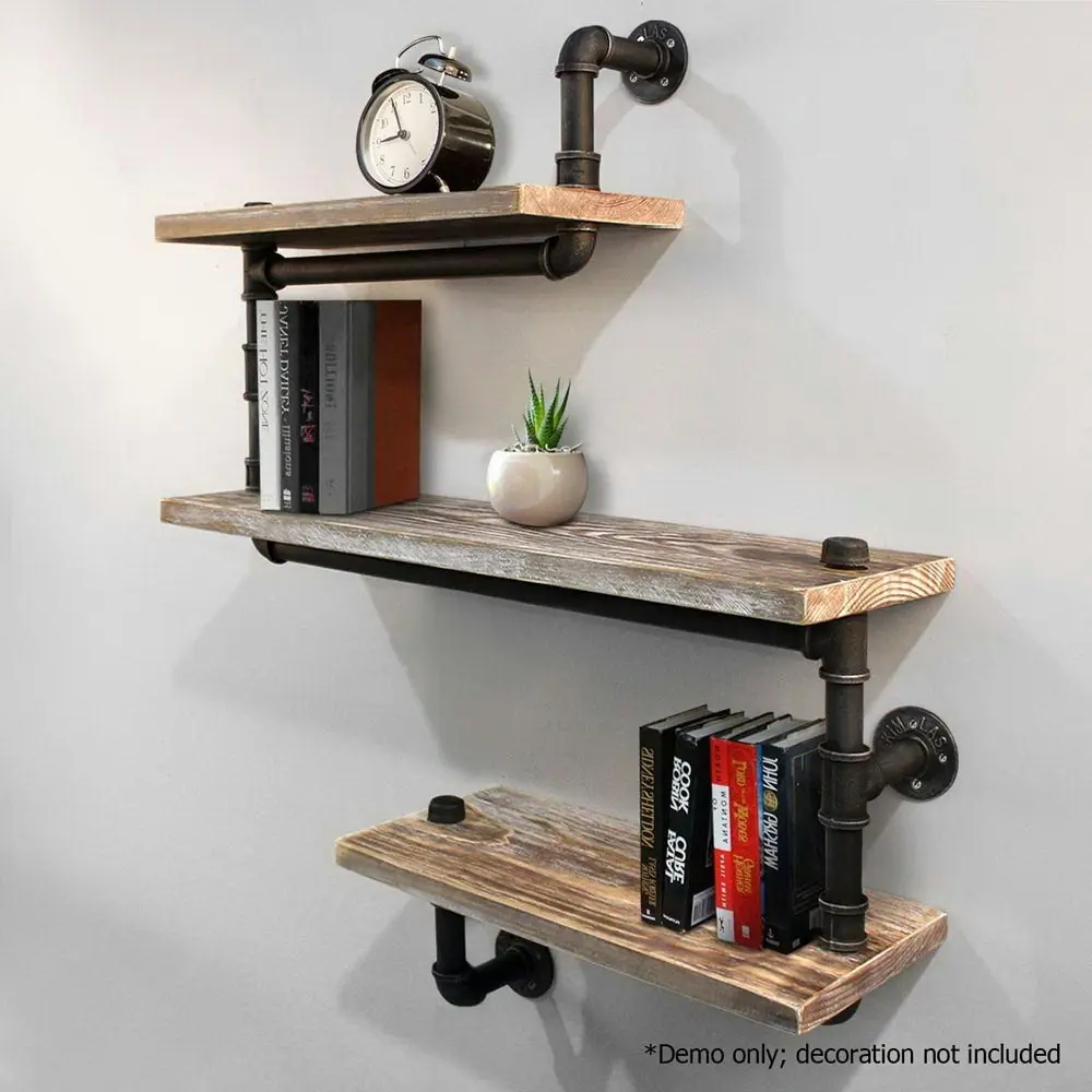 Artiss Floating DIY Pipe Shelf 3 Tiers - IONA