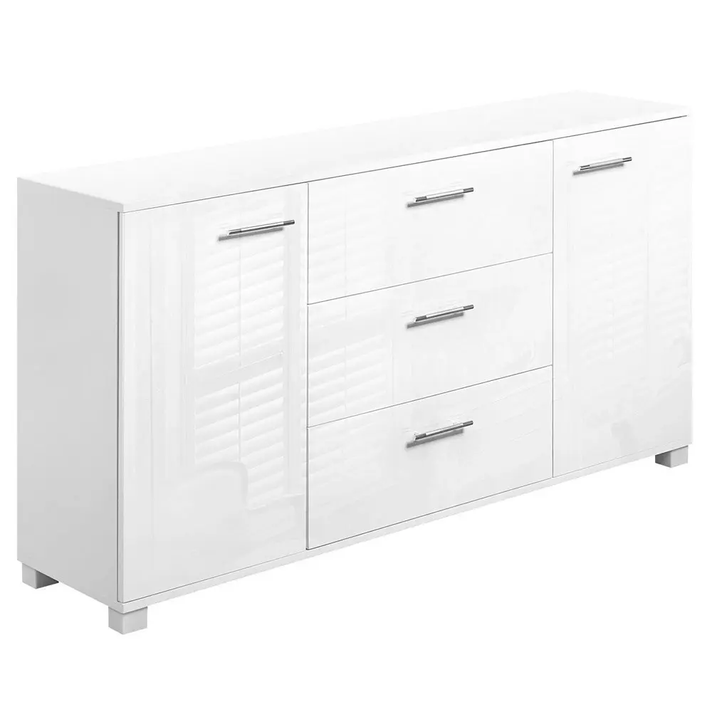 Artiss Buffet Sideboard High Gloss - White