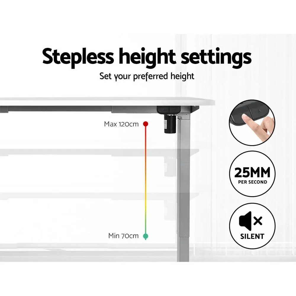 Artiss Standing Desk Motorised 120CM White