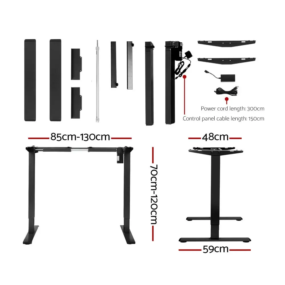 Artiss Standing Desk Motorised White 140CM