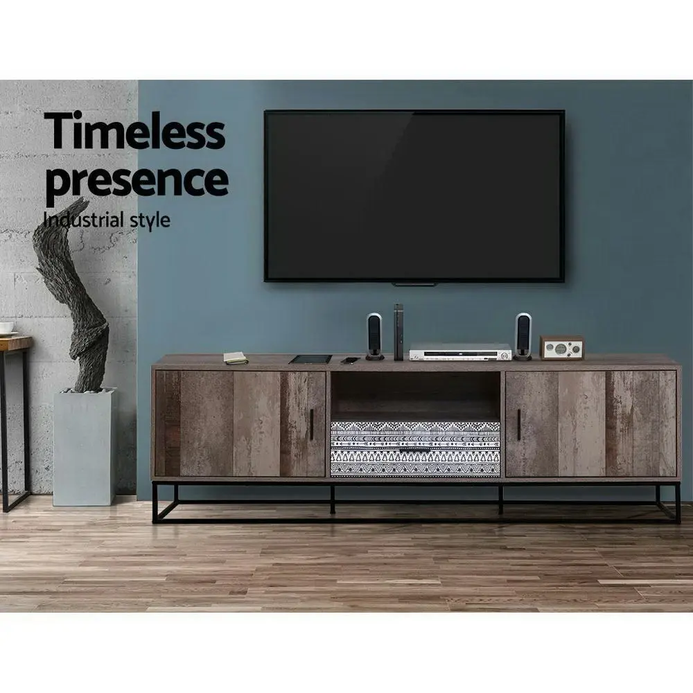 Artiss TV Cabinet Entertainment Unit 180cm Industrial