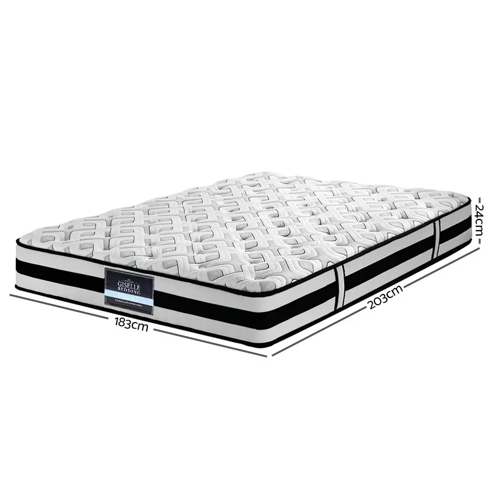 Giselle Bedding 24cm Mattress Super Firm King