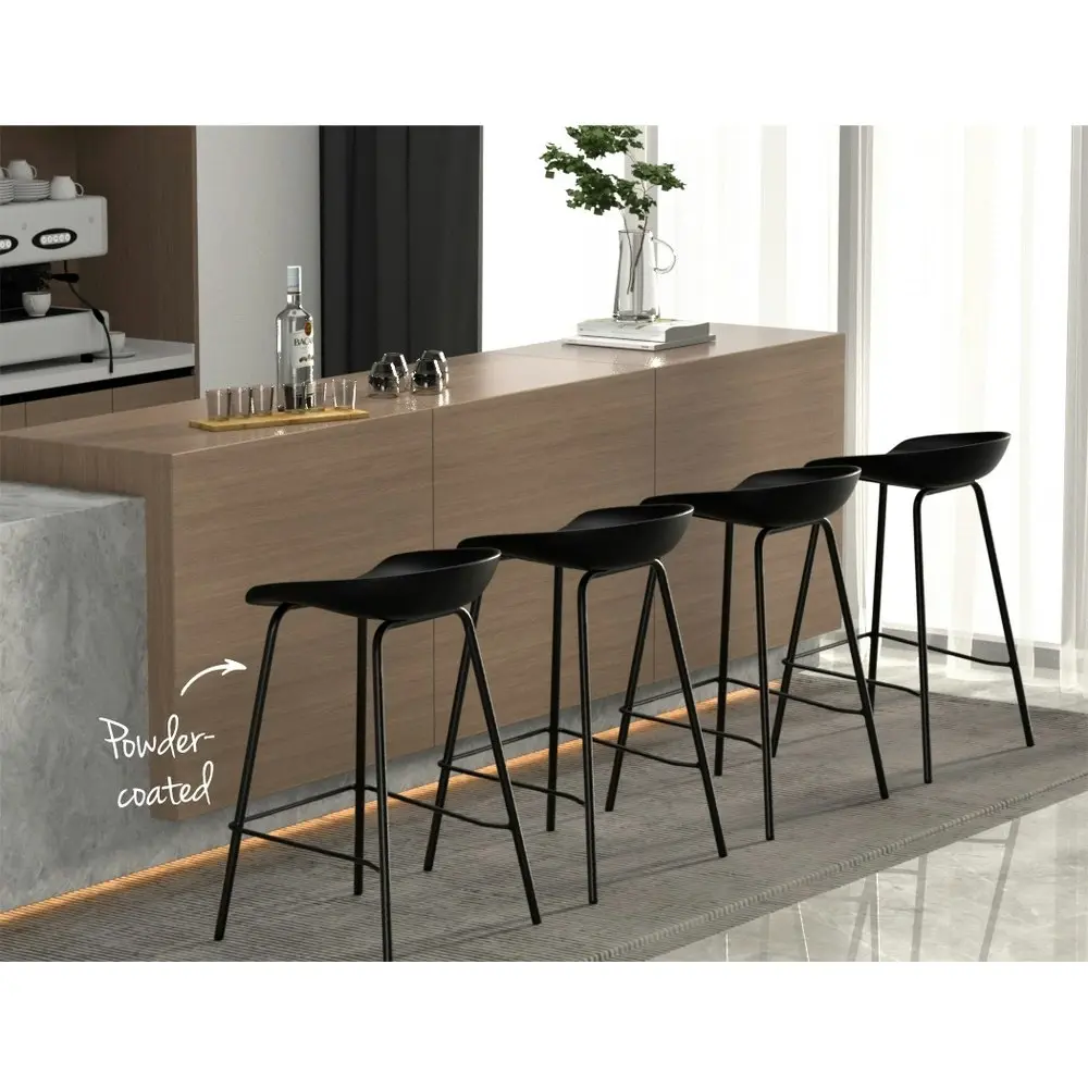 Artiss 4x Bar Stools Kitchen Counter Stools Metal