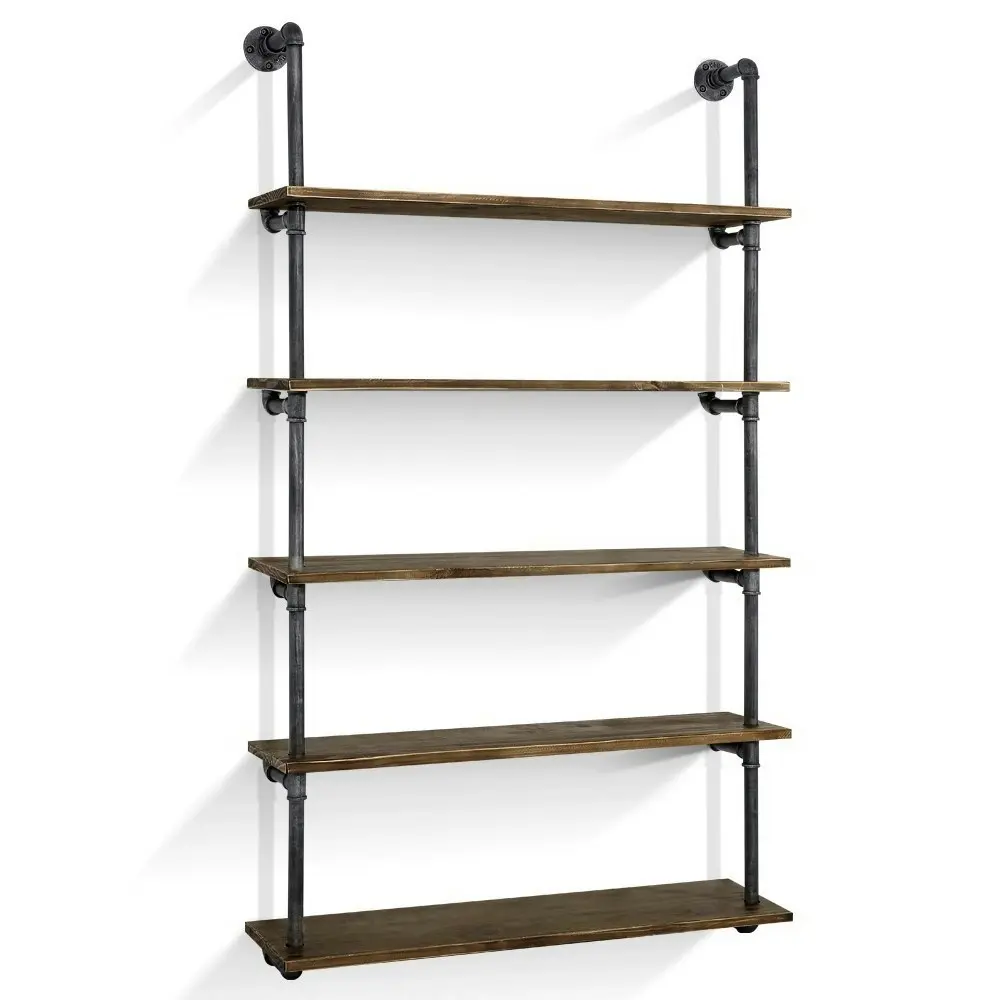 Artiss Floating DIY Pipe Shelf 5 Tiers - ISSA