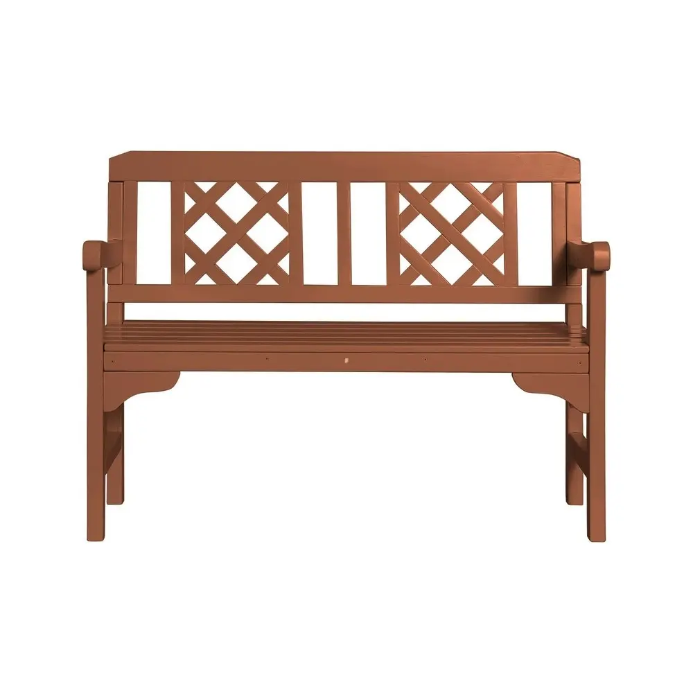 Gardeon Outdoor Garden Bench Wooden Chair 2 Seat Patio Furniture Lounge Natural