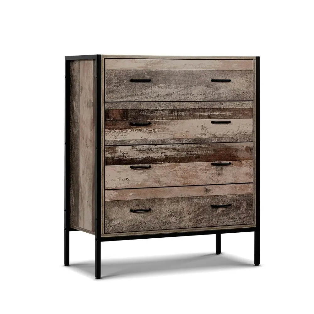 Artiss 4 Chest of Drawers  - BARNLY