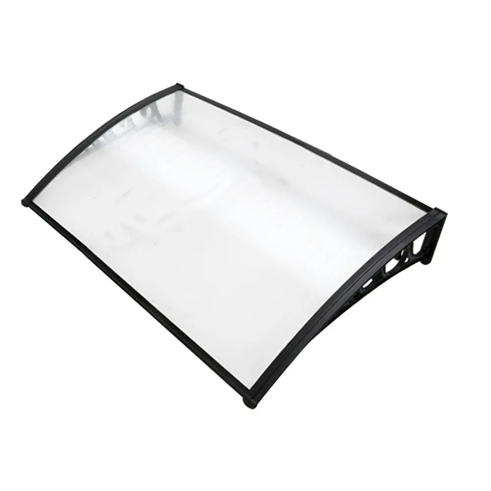 Instahut Window Door Awning? 1mx1.5m Transparent Hollow Sheet Plastic Frame