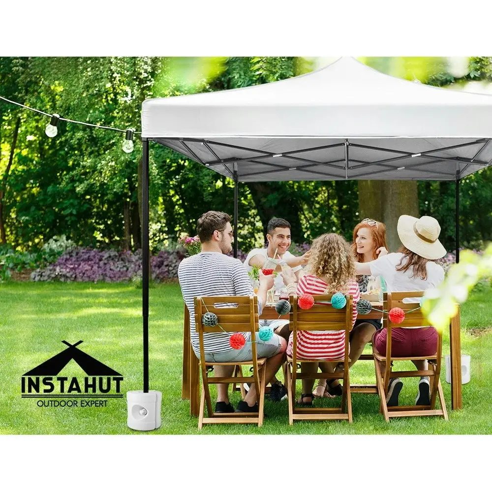 Instahut Gazebo Base Pod Kit Pop Up Marquee Set Outdoor Wedding Tent Canopy Leg 4 pcs