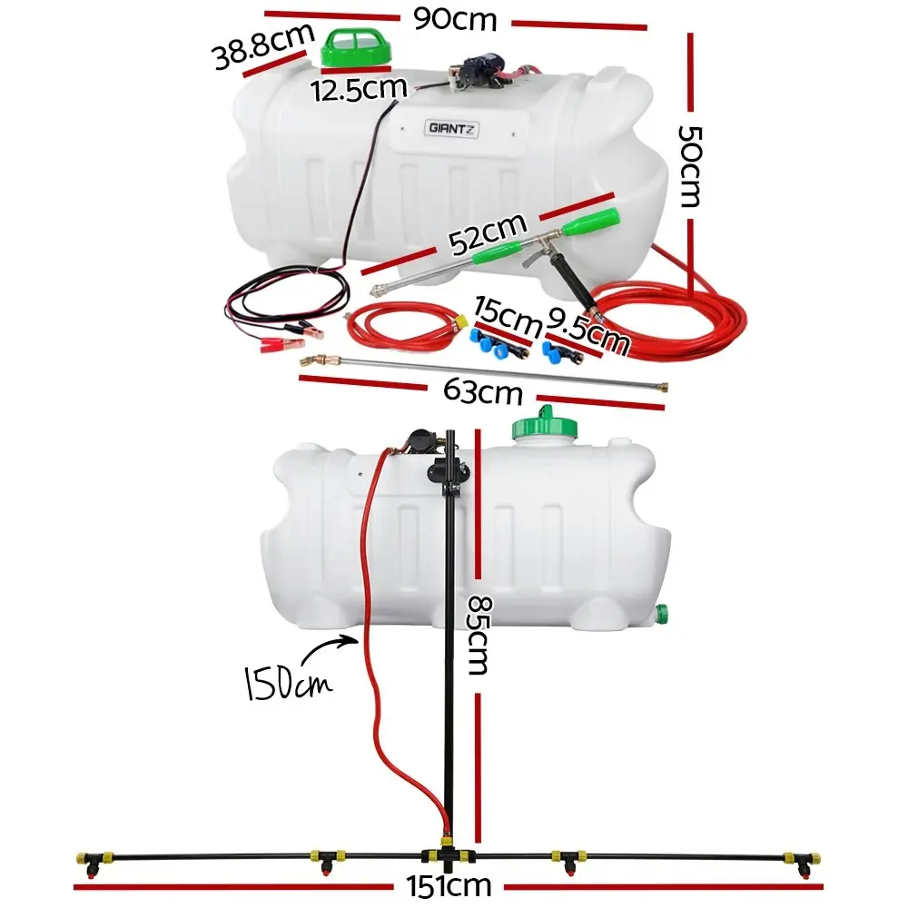 Giantz Weed Garden Sprayer 100L 1.5M