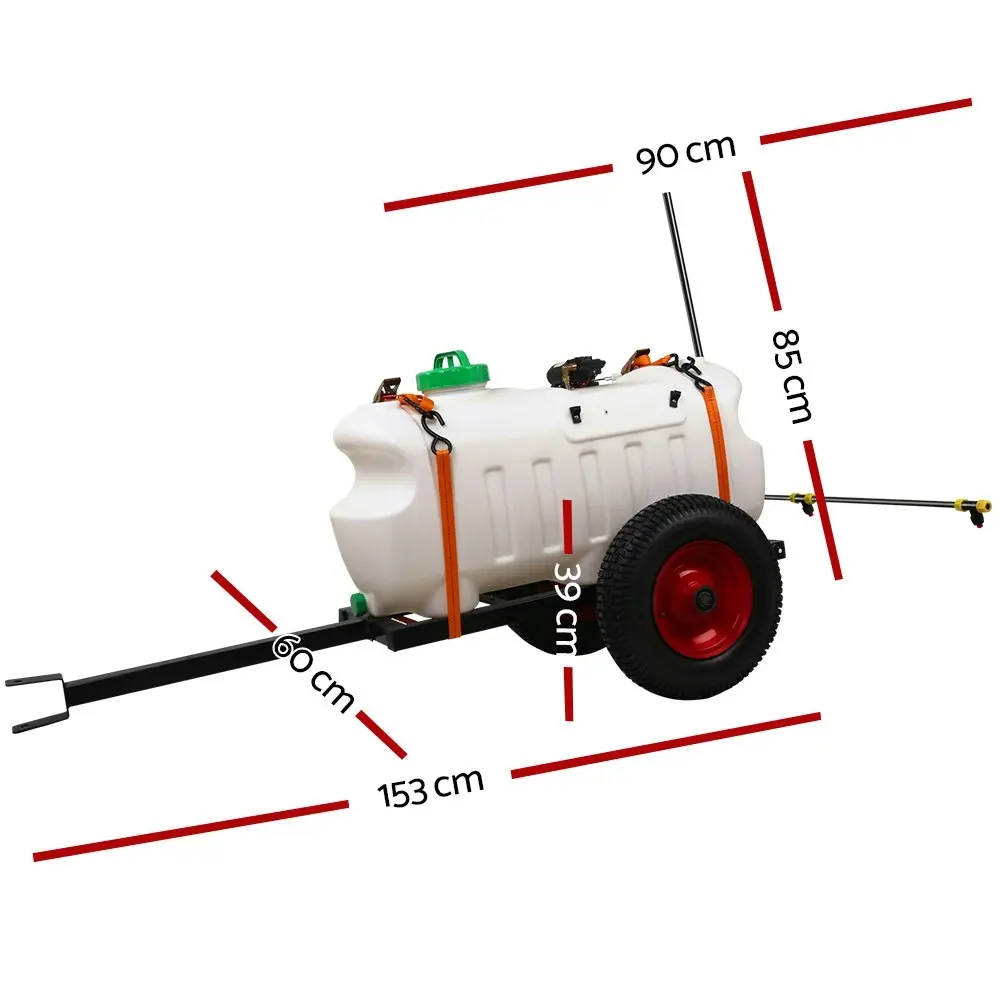 Giantz Weed Sprayer 100L Trailer 1.5M Garden Spray