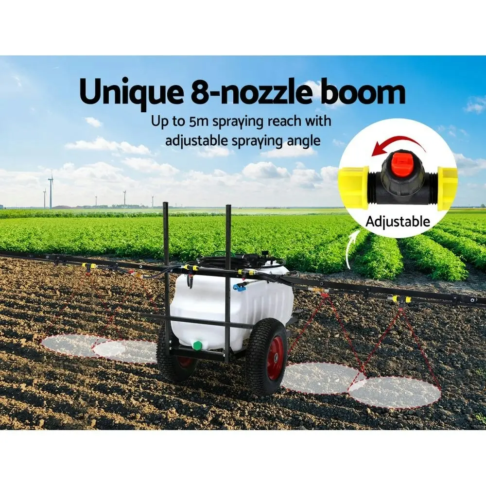 Giantz Weed Sprayer 100L Trailer 5M Boom Garden Spray