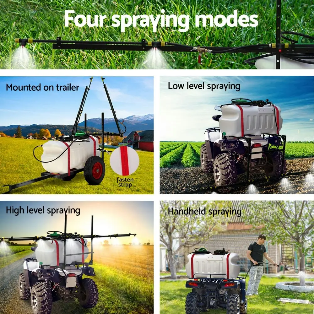 Giantz Weed Sprayer 100L Trailer 3M Boom Garden Spray