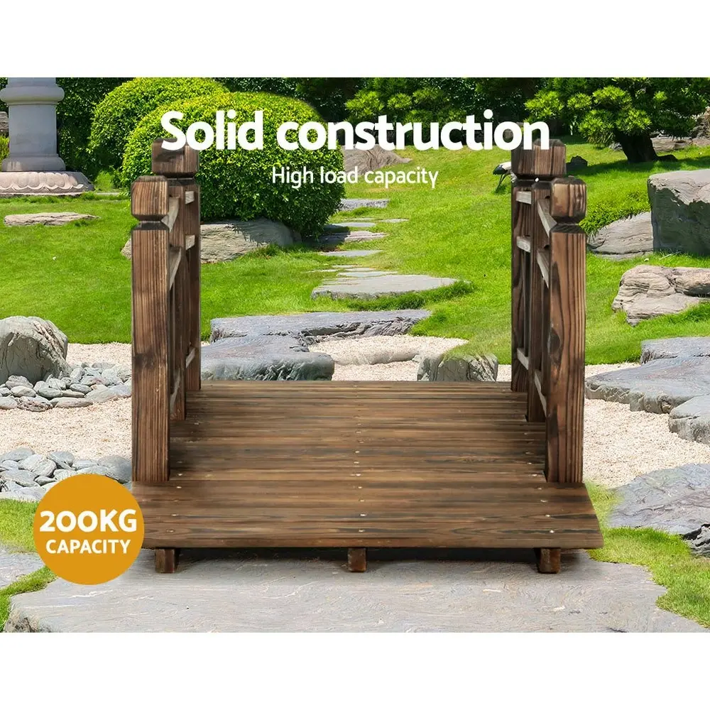 Gardeon Garden Decor Outdoor Ornament Wooden Bridge 150cm