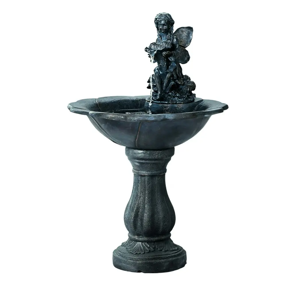 Gardeon Solar Water Feature with LED Lights Angel 94cm