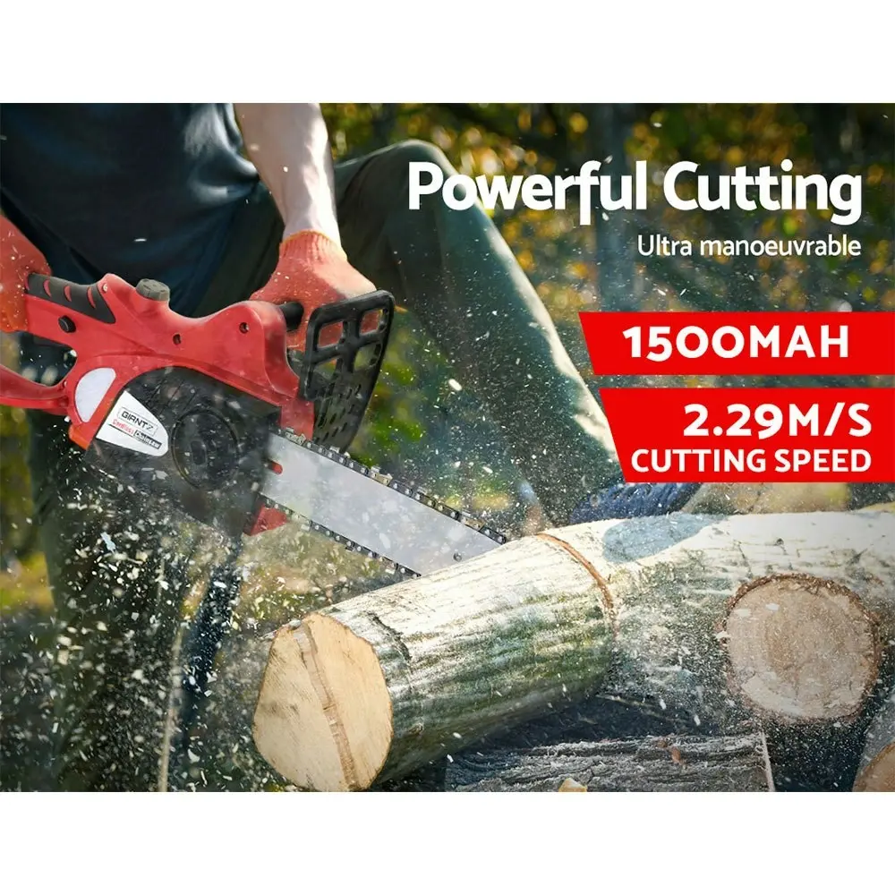 Giantz Chainsaw 10" 20V Cordless Saw Electric Battery Rechargeable,Giantz Chainsaw Electric Cordless 20V 10" Saw Wood Cutter Pruner Li-lon Battery