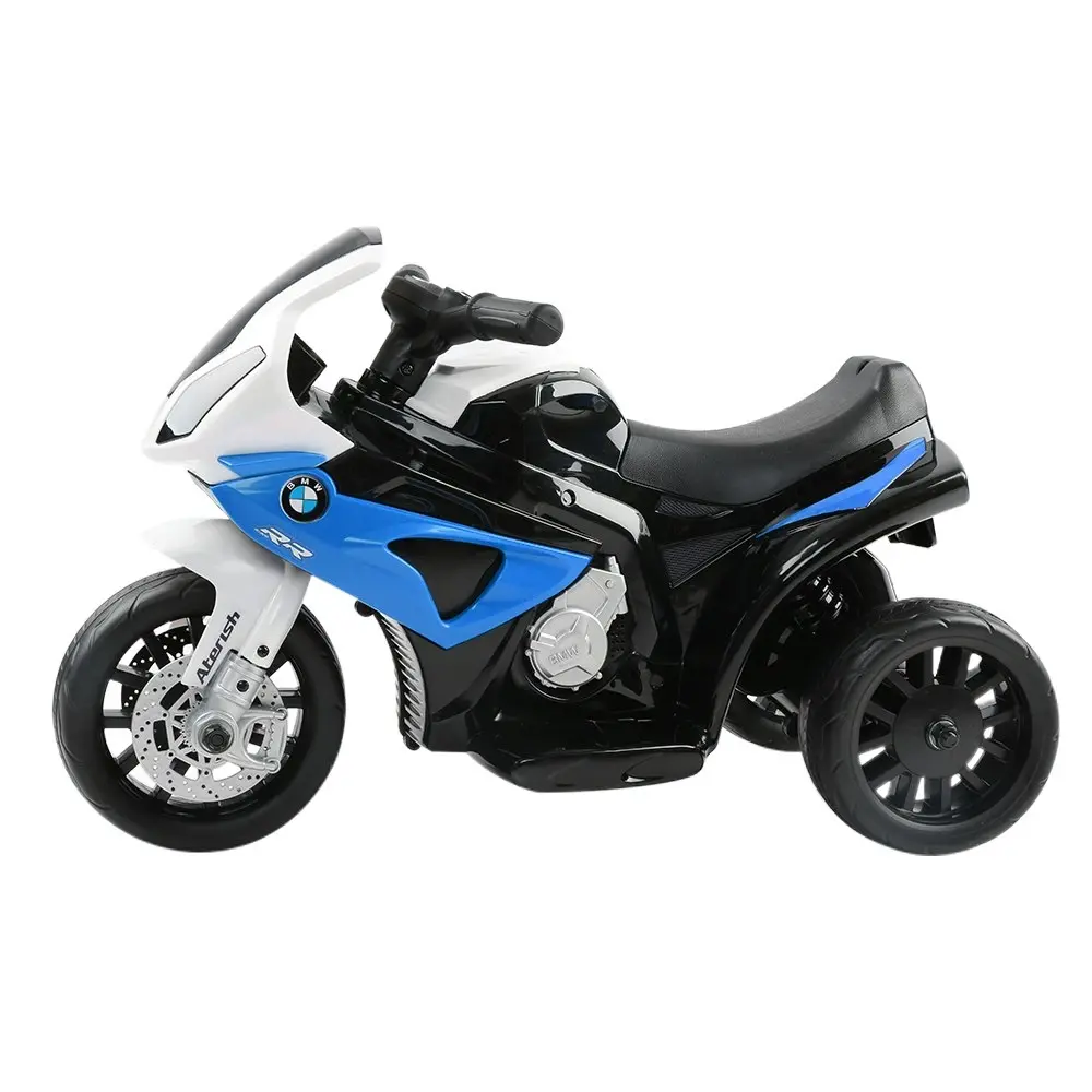 Kids Electric Ride On Car Police Motorcycle Motorbike Bmw Licensed S1000RR Blue