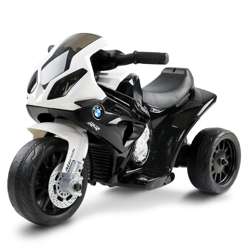 Kids Electric Ride On Car Police Motorcycle Motorbike Bmw Licensed S1000RR Black