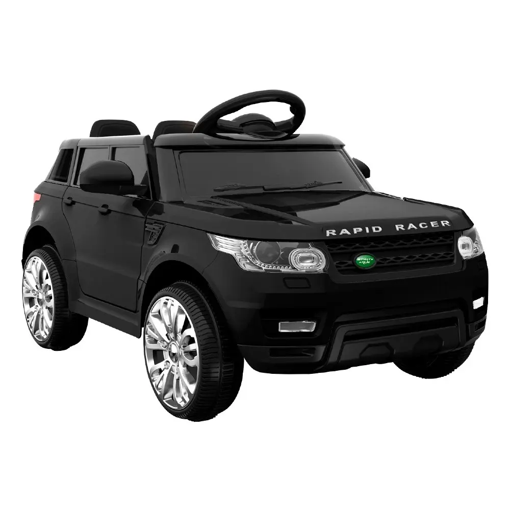 Rigo Kids Electric Ride On Car SUV Range Rover-inspired Cars Remote 12V Black