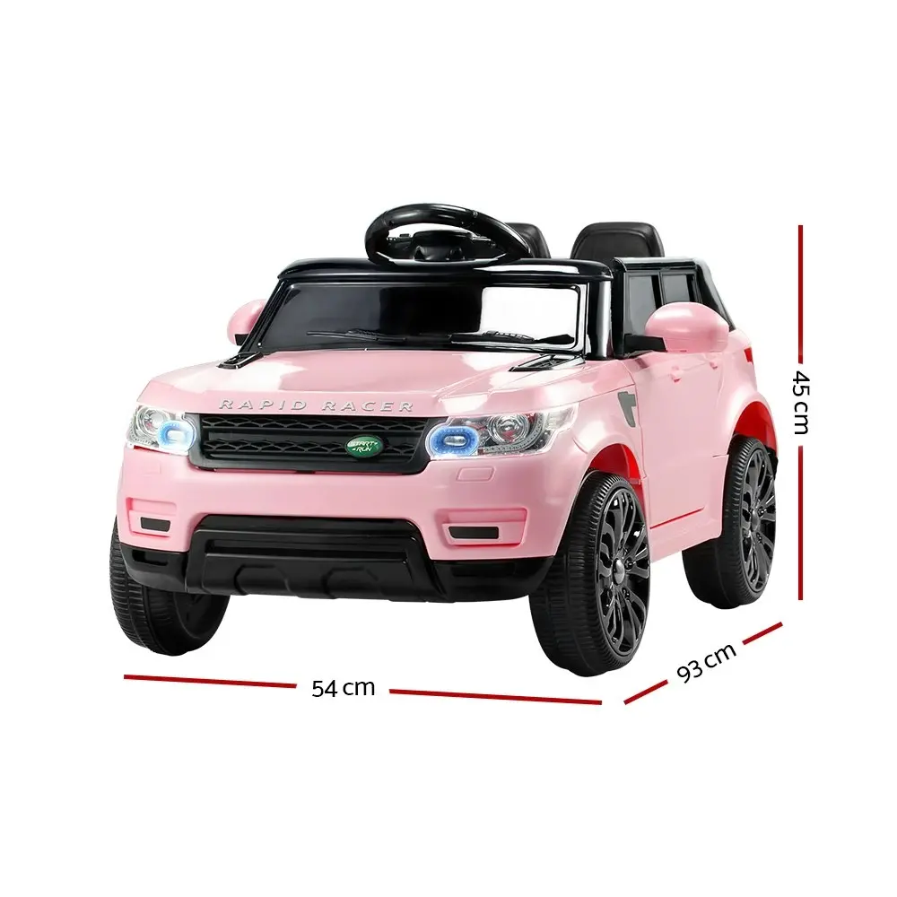 Rigo Kids Electric Ride On Car SUV Range Rover-inspired Cars Remote 12V Pink